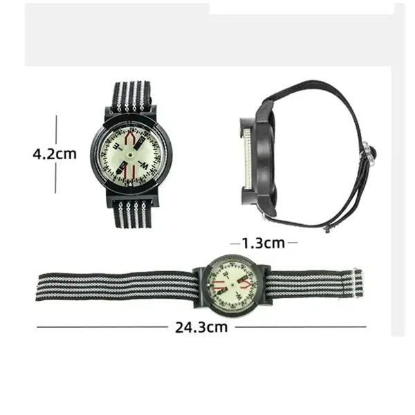 Wrist-Mounted Diving Compass
