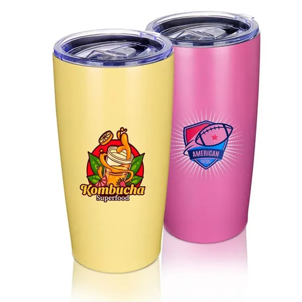 20 Oz Stainless Steel Vacuum Insulated Tumbler w/ Slider Lid