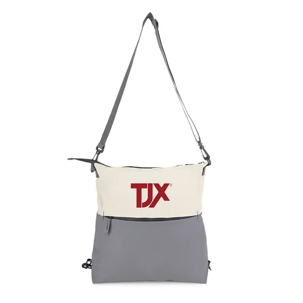 Ocean Plastic Two Tone Backpack Tote