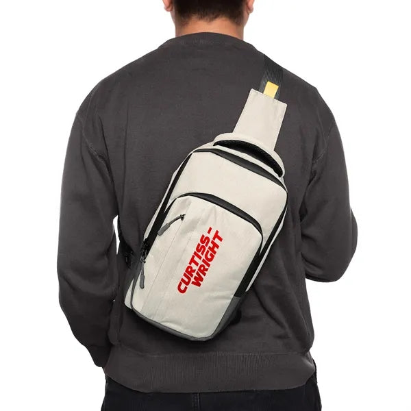 Ocean Plastic Two Tone Ripstop Sling Bag