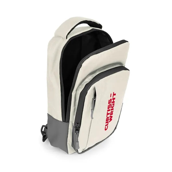 Ocean Plastic Two Tone Ripstop Sling Bag