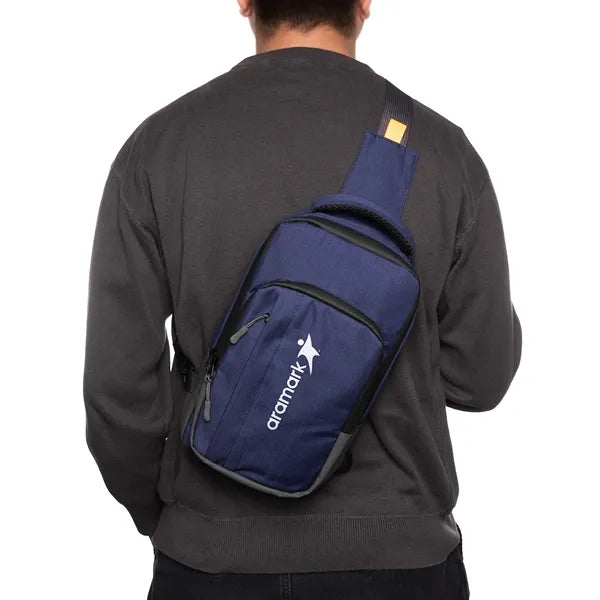 Ocean Plastic Two Tone Ripstop Sling Bag