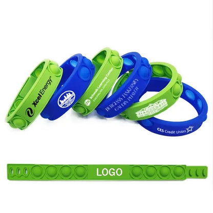 Push Pop Bubble Wristband Fidget Toy