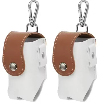PortableGolf Ball Pouch Pu Leather Hang On Waist Gift