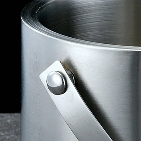 1.4L Double-Wall Stainless Steel Insulated Ice Bucket
