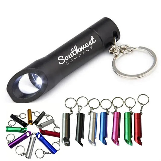 3 LED Flashlight Bottle Opener Key Chain