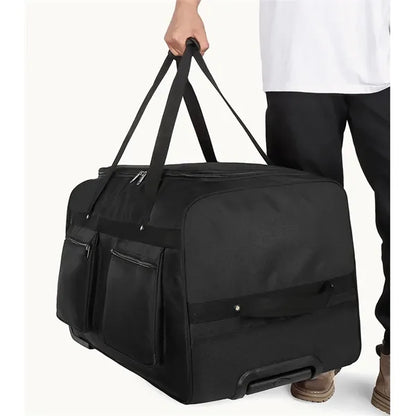 32-40" Large Foldable Travel Wheeled Rolling Duffel Bags