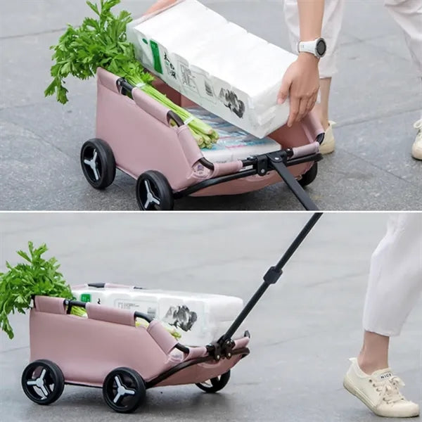 Dog Stroller 4 Wheels Folding