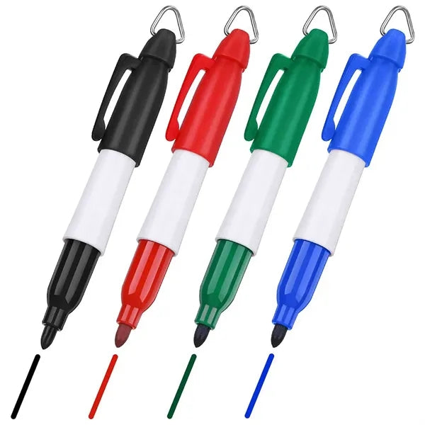 Golf Ball Marker Line Drawing Pens with Keychain
