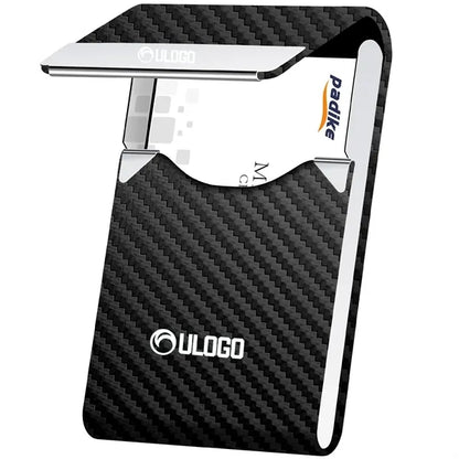 Professional PU Leather Metal Business Name Card Holder