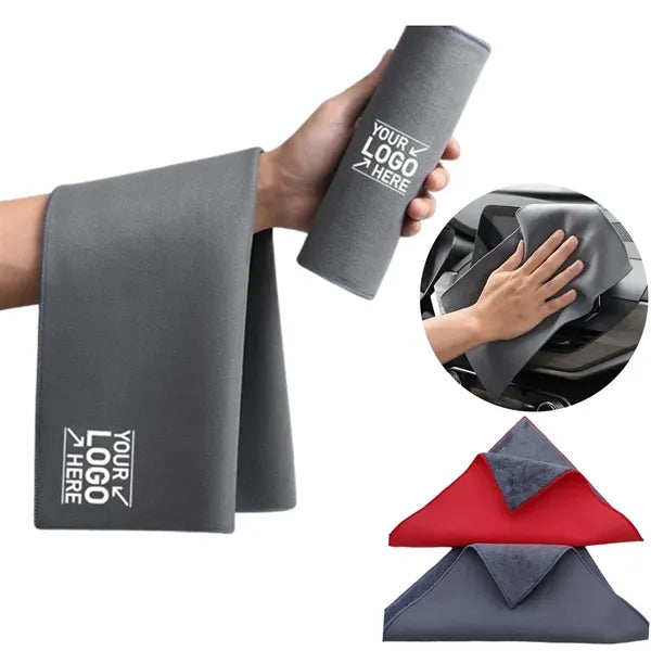 Double-Sided Car Drying Towel Chamois Cloth Super Absorbent