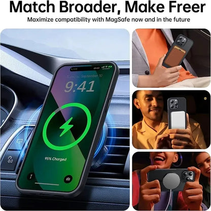 Slim Translucent Matte Magnetic Cases for Apple Phone