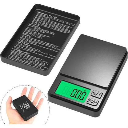 Digital Pocket Scale 1000g x 0.01g Precision Gram Weigh