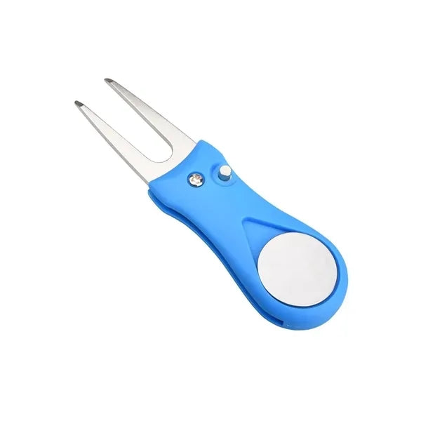 Foldable Golf Divot Repair Tool with Marker