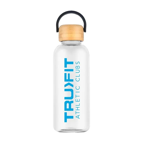 21 oz Recycled RPET Bottle with Bamboo Lid