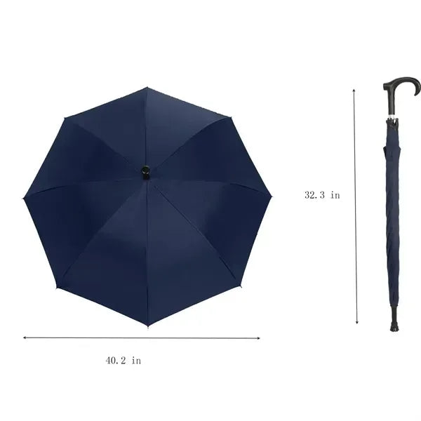 Hiking Umbrella With Ergonomic Handle Customizable Logo
