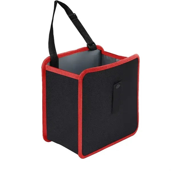 Car Trash Can with Hanging Strap