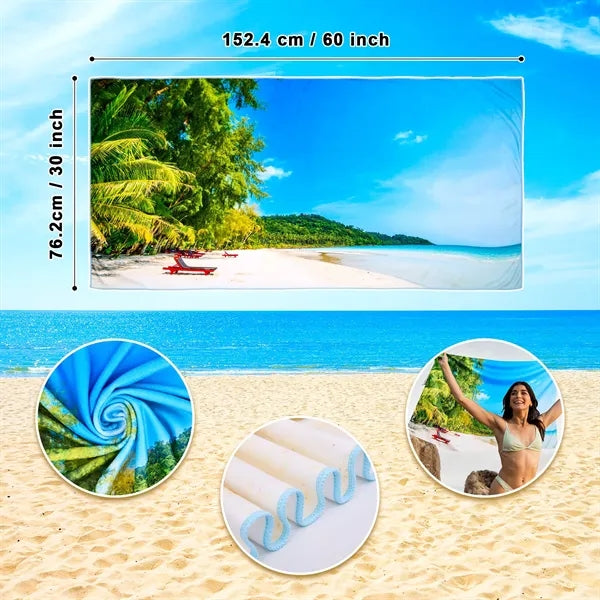 400GSM Microfiber Sublimated Quick Dry Towel