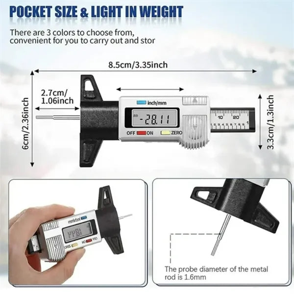 Digital Tire Tread Depth Gauge