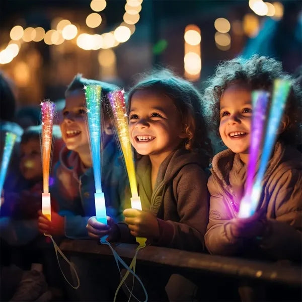 Glow Fiber Sticks LED Light Wand