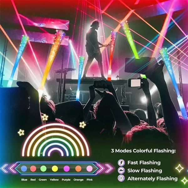 Glow Fiber Sticks LED Light Wand
