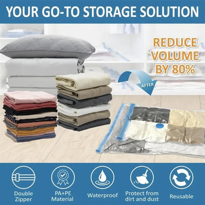 17 Pack Vacuum Storage Bags With Pump