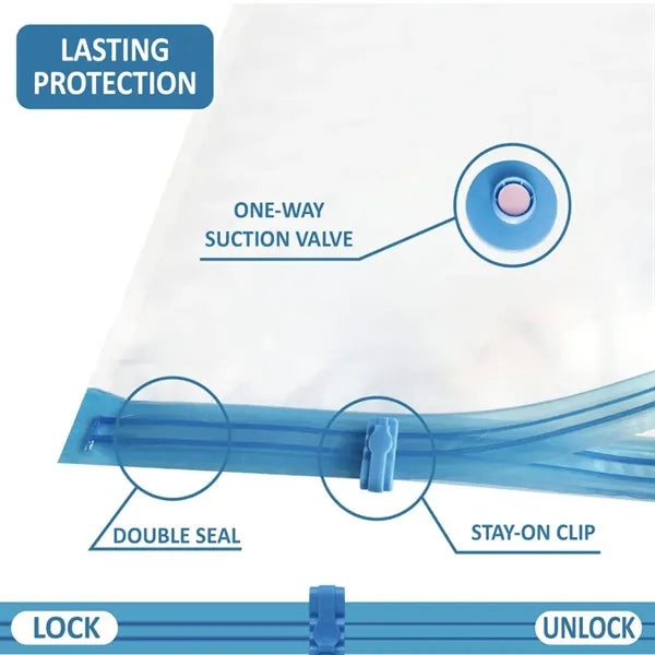 17 Pack Vacuum Storage Bags With Pump