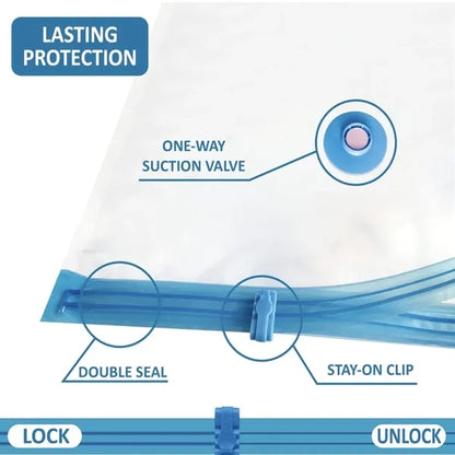 17 Pack Vacuum Storage Bags With Pump