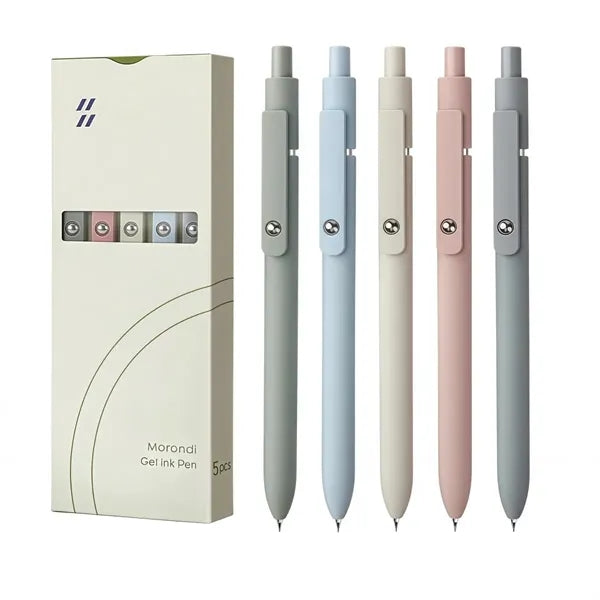 5 Pack Quick Dry Gel Pens Fine Point