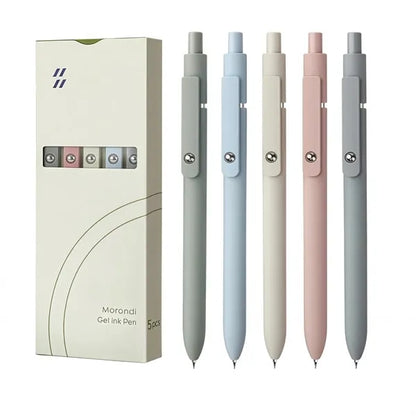 5 Pack Quick Dry Gel Pens Fine Point