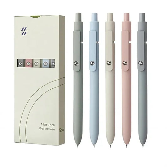 5 Pack Quick Dry Gel Pens Fine Point