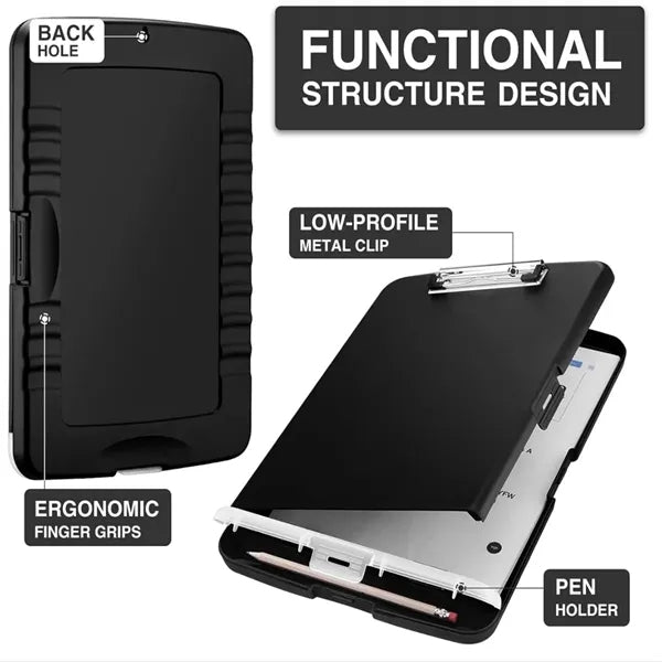 High Capacity Clipboard With Storage Case