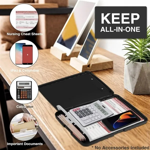 High Capacity Clipboard With Storage Case