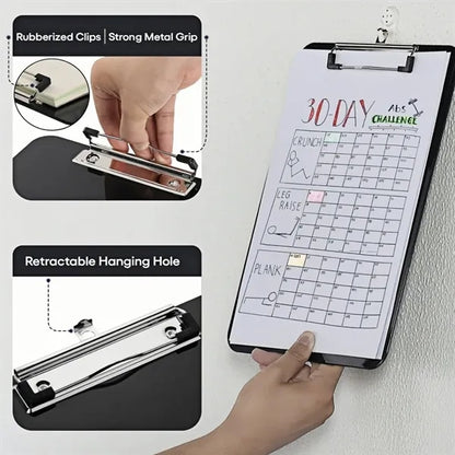 Durable Plastic Clipboard With Strong Clip