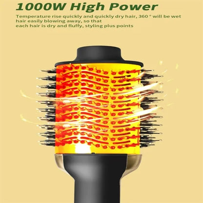 Ionic Oval Hair Dryer and Volumizer Brush