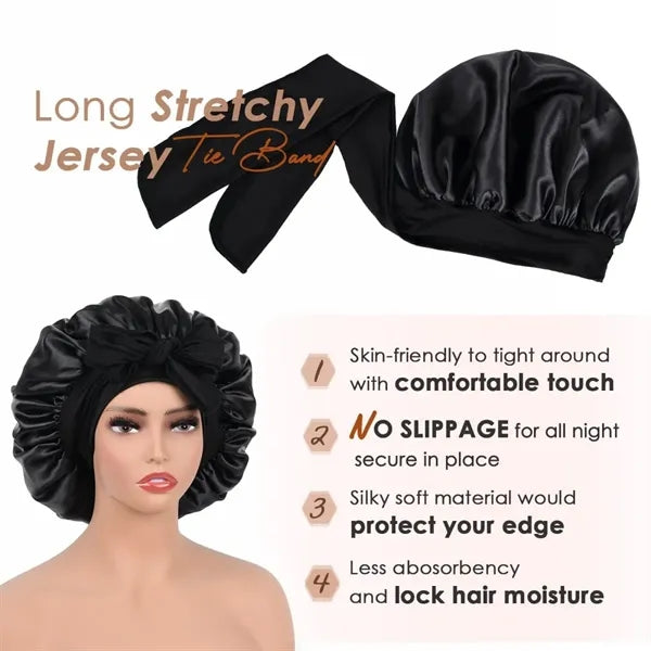 Satin Sleep Bonnet for Hair Protection