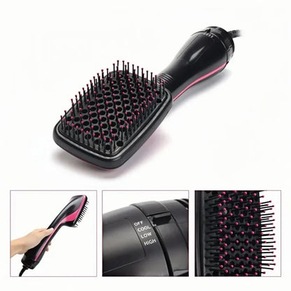 2-in-1 Ionic Ceramic Hair Dryer Brush