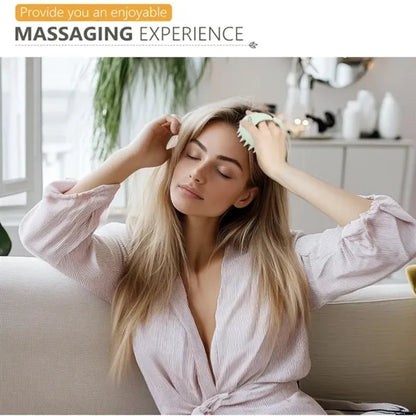 Wheat Straw Silicone Scalp Massager Brush