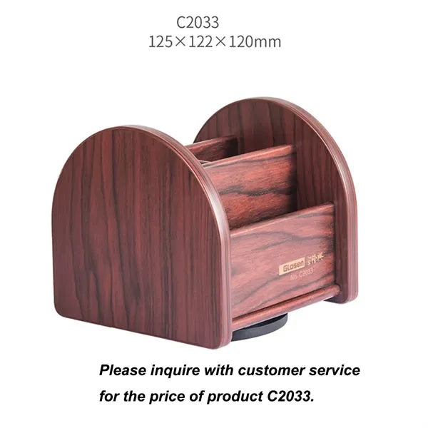 Wooden Desktop Stationery Storage Stand Dressing Box