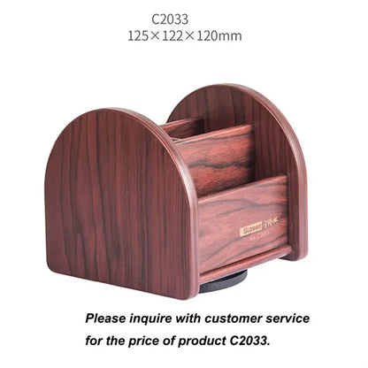 Wooden Desktop Stationery Storage Stand Dressing Box