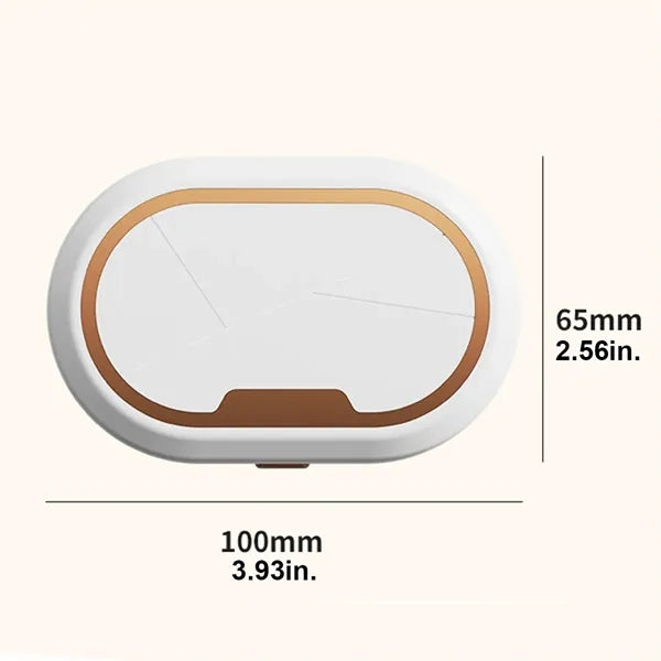 Portable Contact Lens Cleaning Rinsing And Sterilizing Box