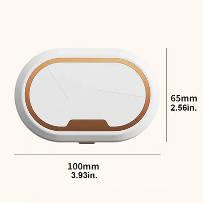Portable Contact Lens Cleaning Rinsing And Sterilizing Box