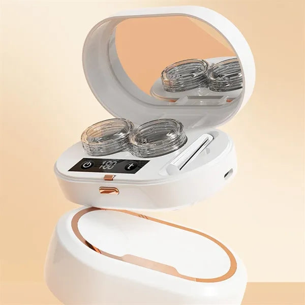 Portable Contact Lens Cleaning Rinsing And Sterilizing Box