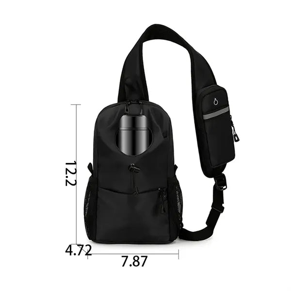 Outdoor Fitness Lightweight Waterproof Crossbody Waist Bag