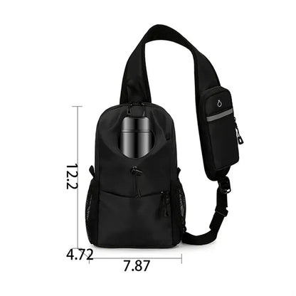 Outdoor Fitness Lightweight Waterproof Crossbody Waist Bag