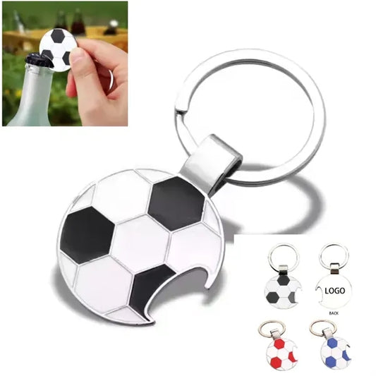 Football Corkscrew Keychain