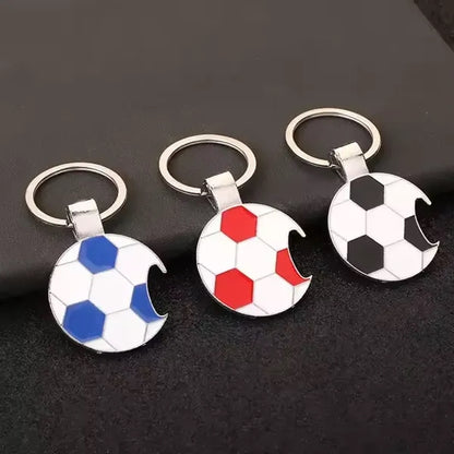 Football Corkscrew Keychain