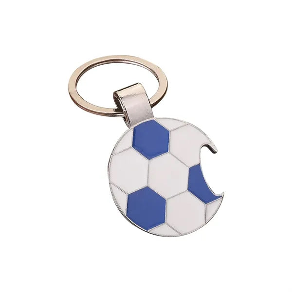 Football Corkscrew Keychain