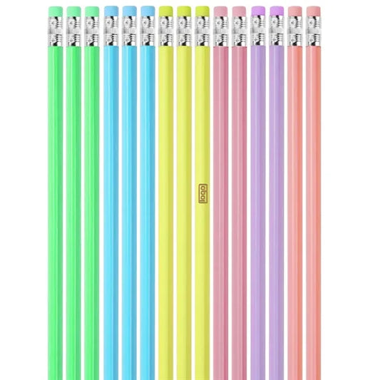Wooden Pencils - Smooth Writing & Easy Sharpening