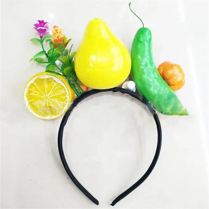 Fun Fruit Carnival Headbands for Kids Adults